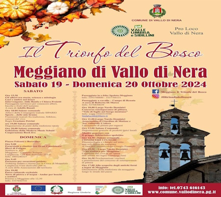 Program il trionfo del bosco 2024 - Vallo di Nera