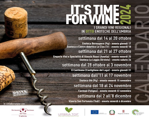 locandina IT'S TIME FOR WINE