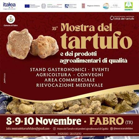 locandina Mostra Mercato Nazionale del Tartufo e dei prodotti agroalimentari di qualità - Fabro