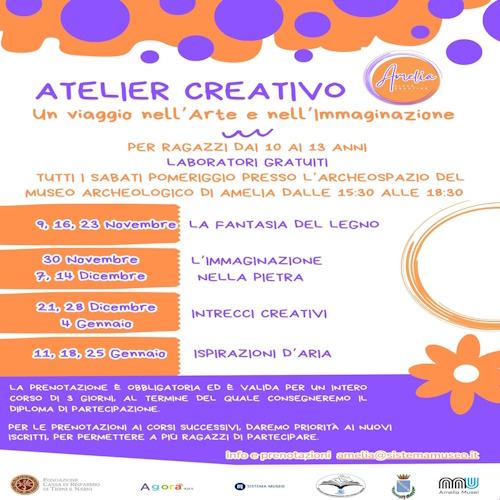 carte de jeu Atelier Creativo - Amelia