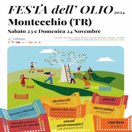 playbill Festa dell’Olio a Montecchio 2024 - Montecchio