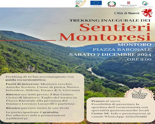 spielplan Eröffnungswanderung der Sentieri Montoresi - Narni