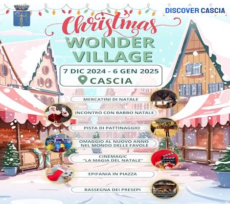 locandina Cascia Christmas Wonder Village - Cascia