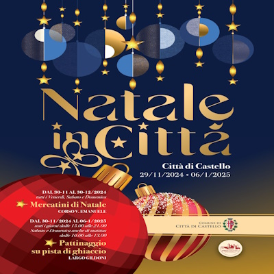 locandina Città di Castello - Natale in Città - Città di Castello