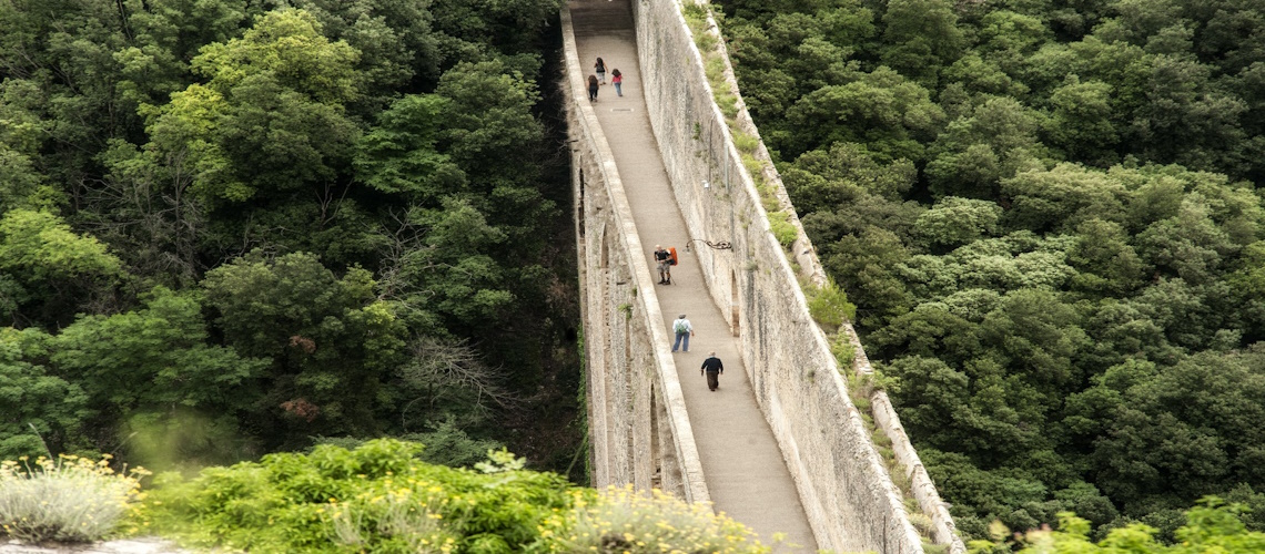 View of the Ponte delle Torri - Spoleto