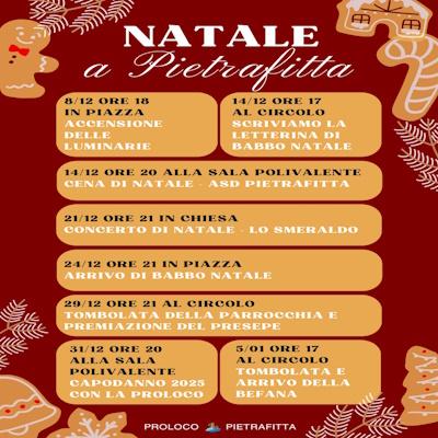 locandina Natale a Pietrafitta 2024 - Piegaro
