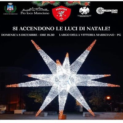 playbill Between villages and castles - Christmas 2024 in Marsciano - Marsciano