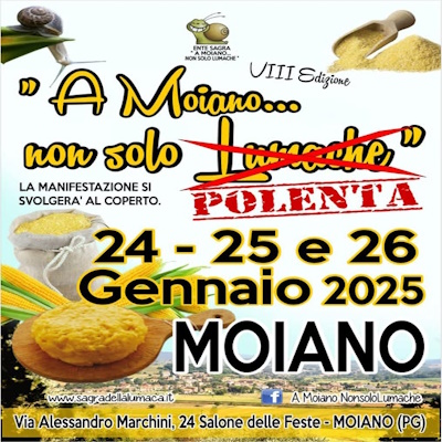 playbill In Moiano...not only Polenta 2025 - Città della Pieve