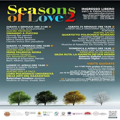 spielplan Seasons of love 2 - Acquasparta