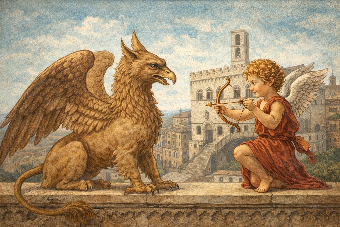 Gedenktafel am Eingang des Palazzo Florenzi, die an Marianna Florenzi erinnert, Philosophin, die hier von 1820 bis 1850 lebte.