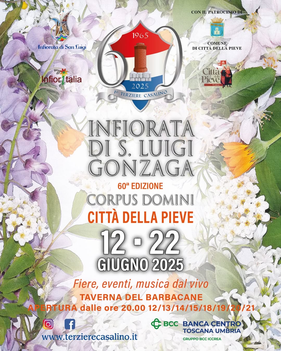 Banner of Infiorata di San Luigi Gonzaga in Città della Pieve