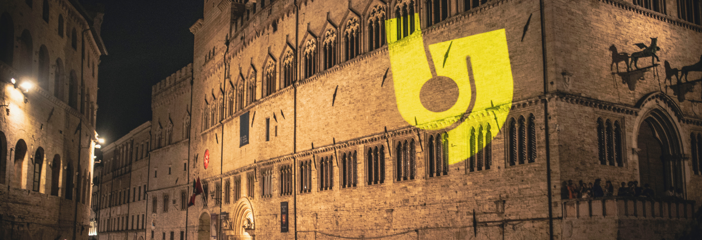 Photo of the square during Umbria Jazz.