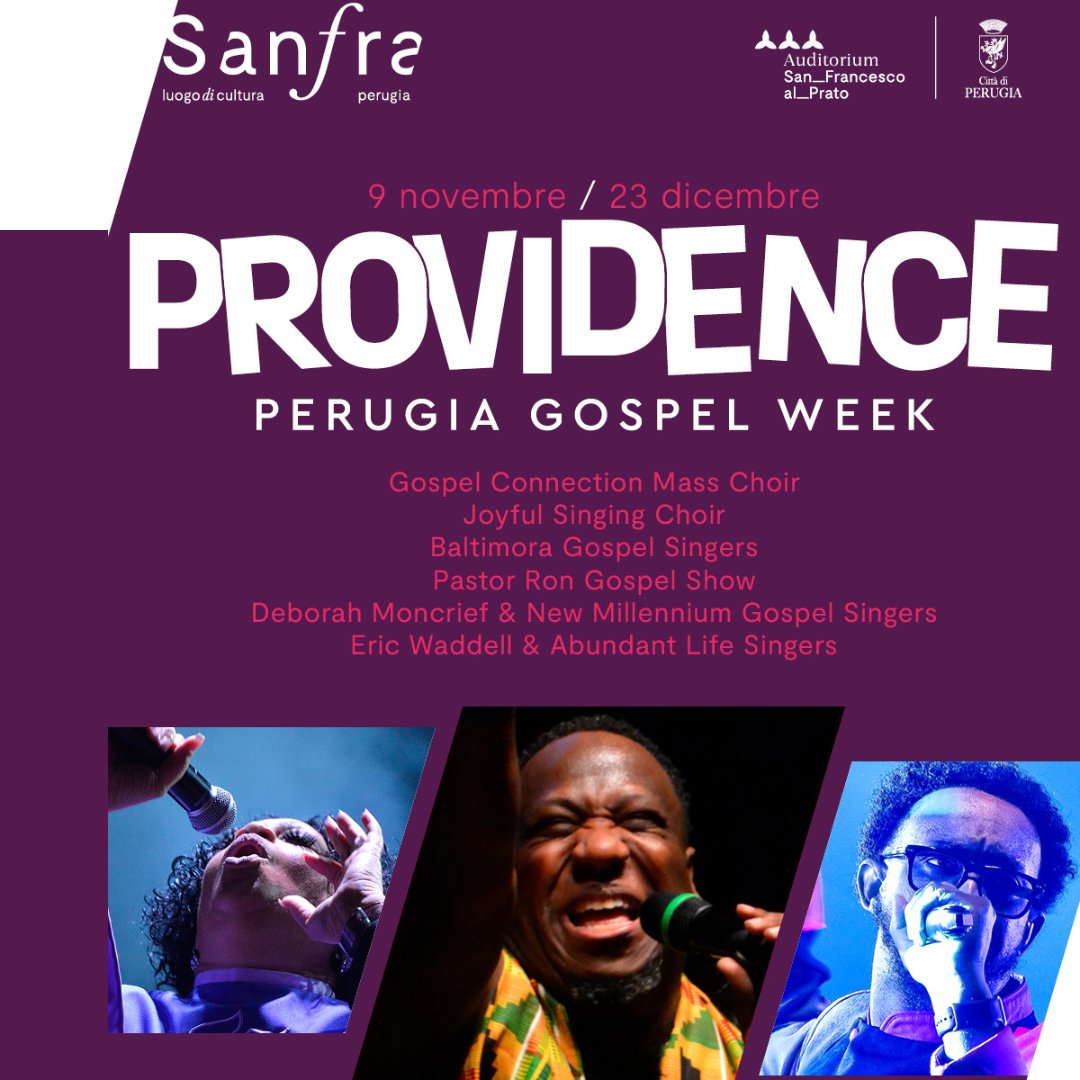 poster perugia gospel week 2025