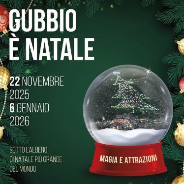 Affiche de Gubbio è Natale 2025 à Gubbio