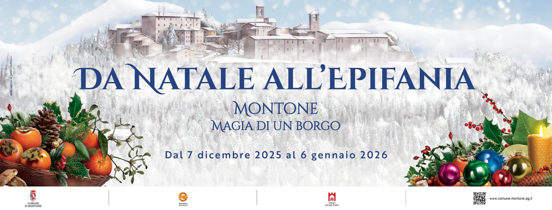 playbill Montone: from Christmas to Epiphany - Montone