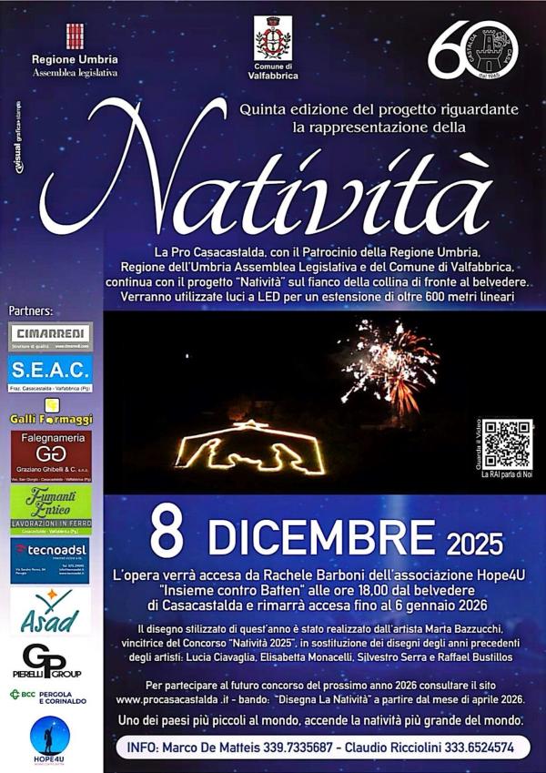  playbill Natività a Casacastalda 2025 - Valfabbrica 