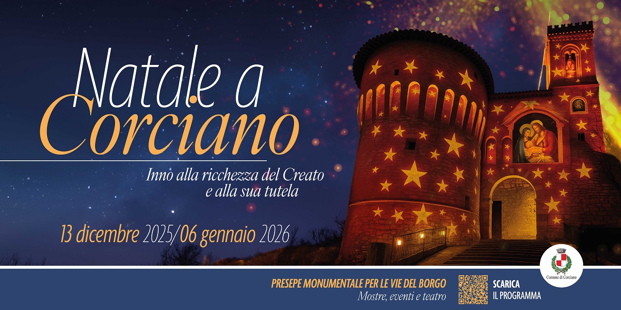 playbill Christmas in Corciano 2025 - Corciano