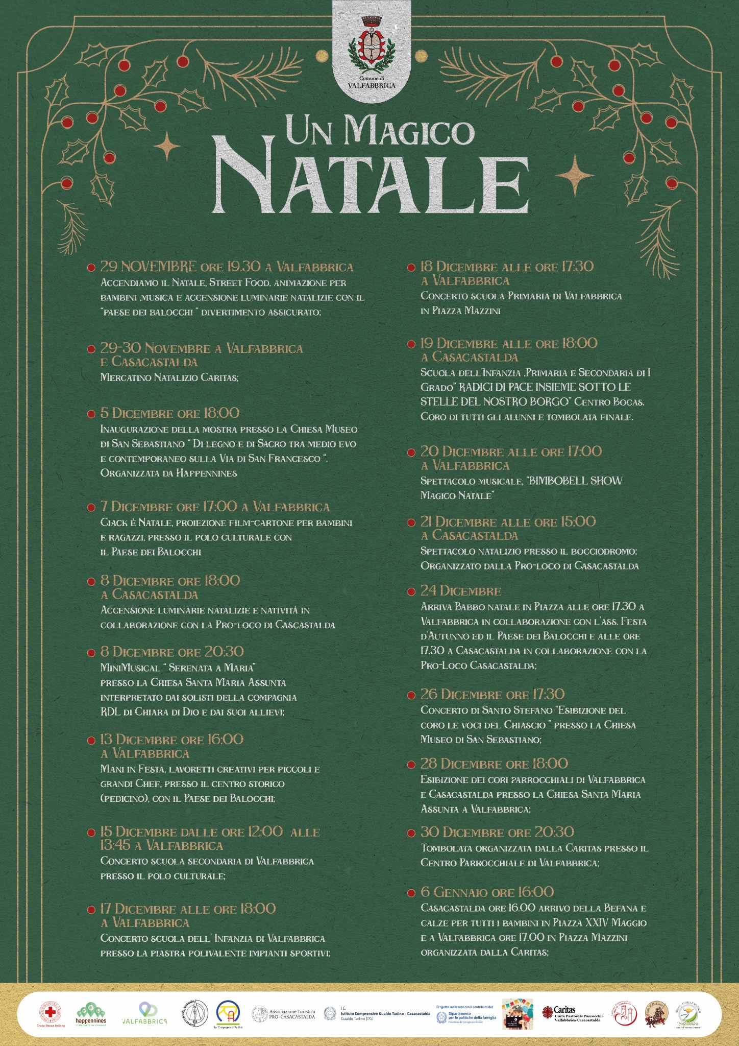Poster of Un magico Natale a Valfabbrica e Casacastalda 2025
