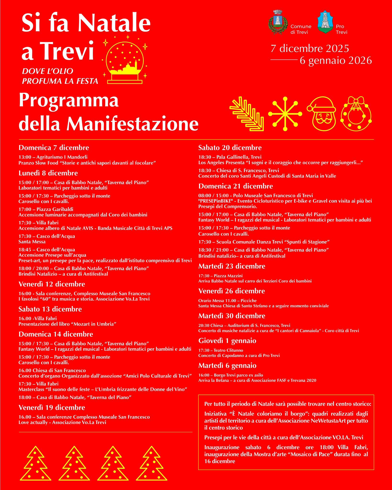 poster si fa natale a trevi 2025