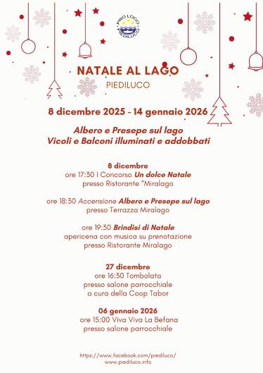 playbill Christmas at the Lake - Piediluco - Terni