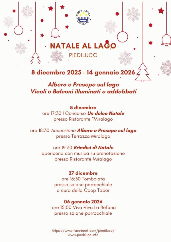  playbill Christmas at the Lake - Piediluco - Terni 