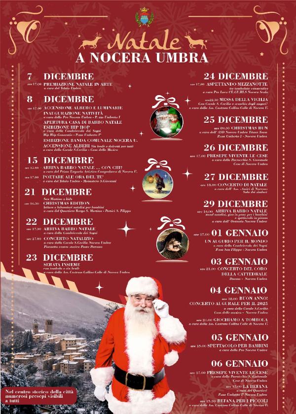  playbill Christmas in Nocera Umbra - Nocera Umbra 