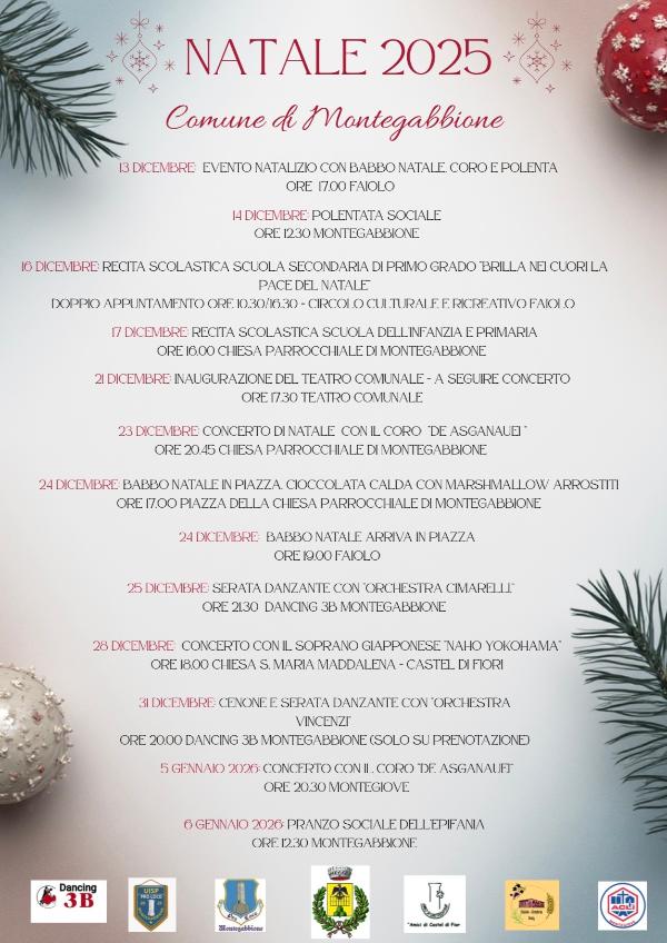  Programme of Natale in Montegabbione 2025 