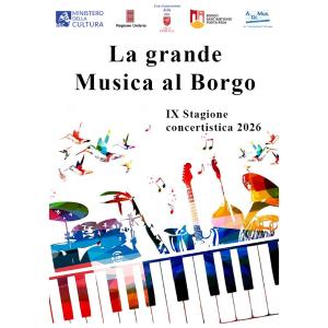  Poster La Grande Musica al Borgo 2025 