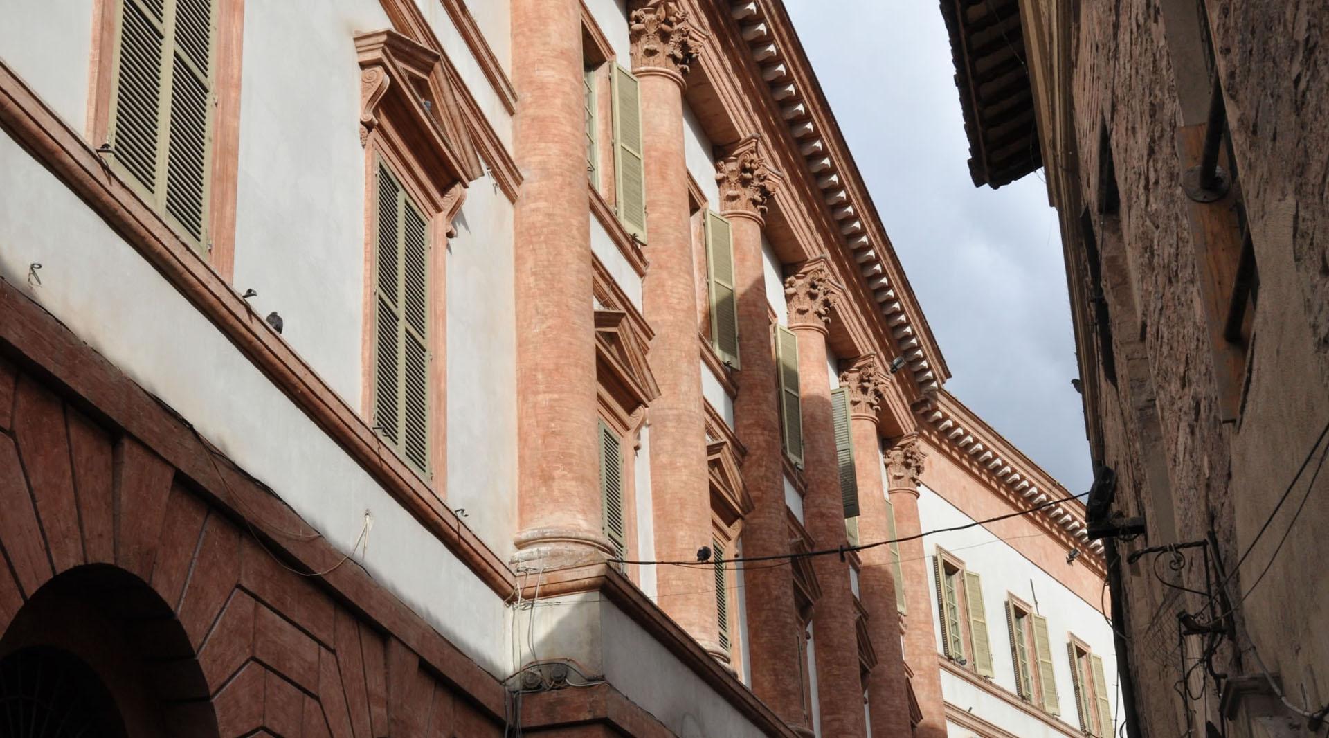 Exterior view of Palazzo Trinci