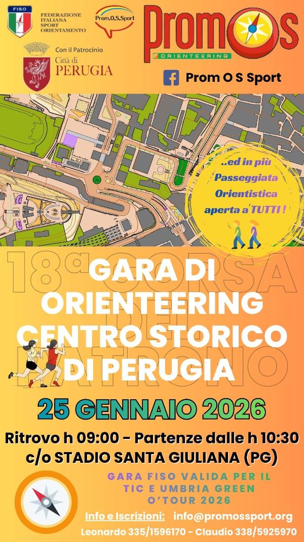 Plakat Corsa del Patrono in Perugia
