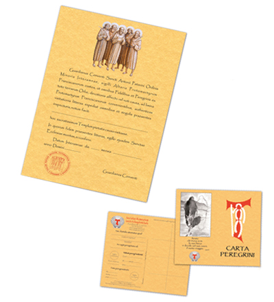 Immagine della credenziale del pellegrino del Cammino dei Protomartiri