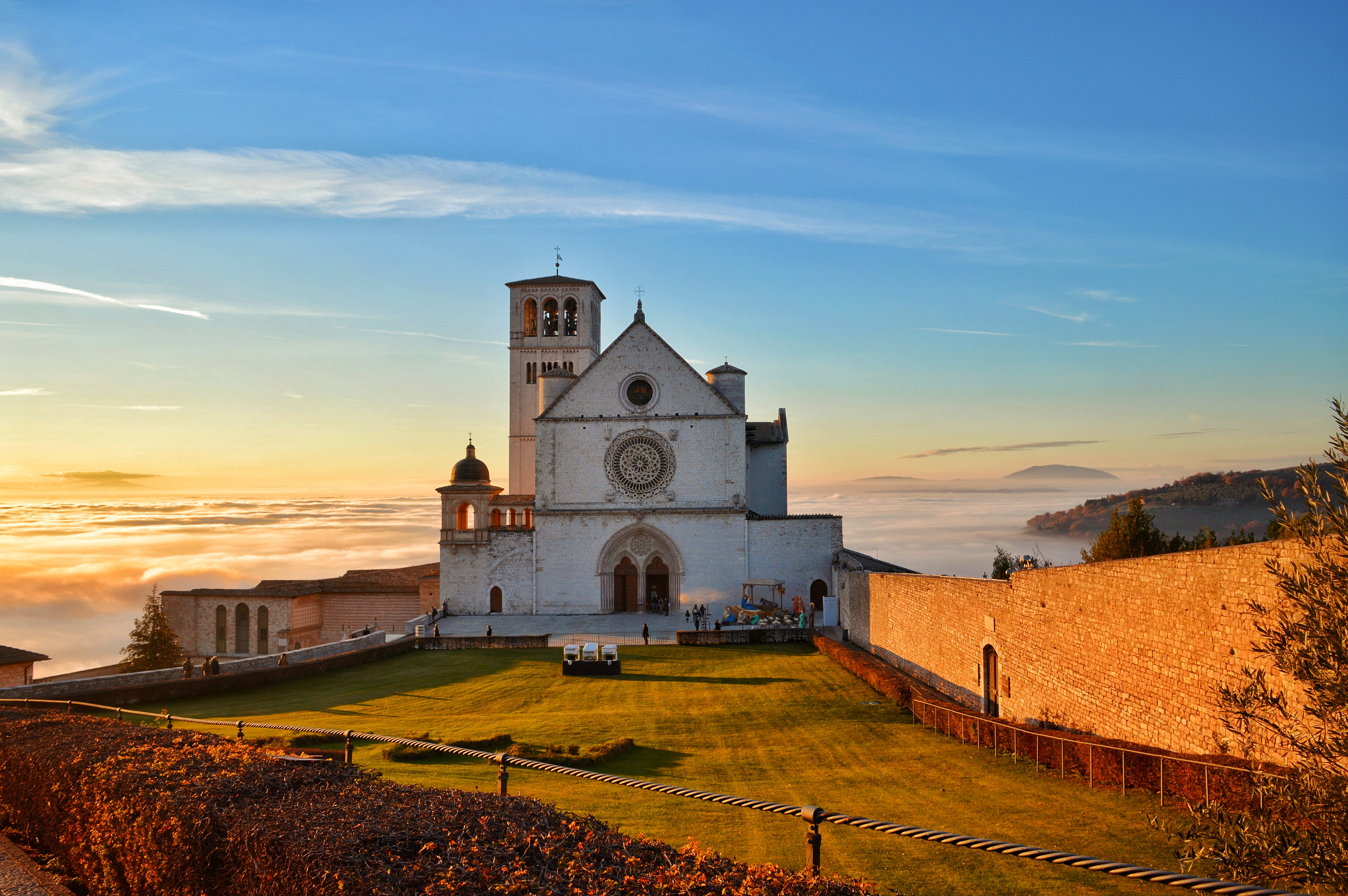 Partenza pellegrini da Assisi