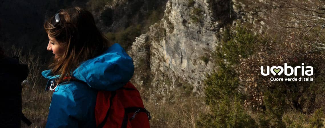 panoramic trip on foot on track of francesco