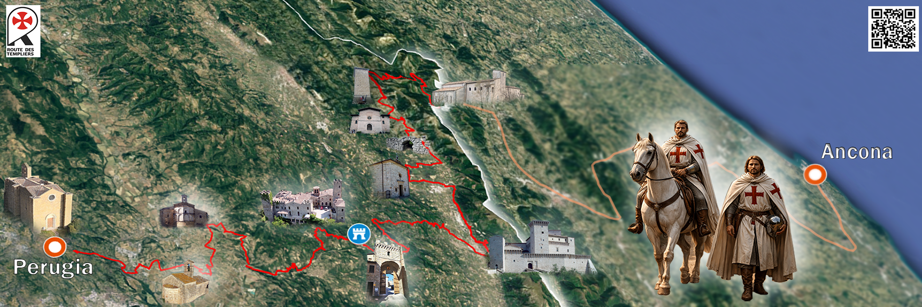 Ancient Salt Road Perugia–Ancona, a Templar Route