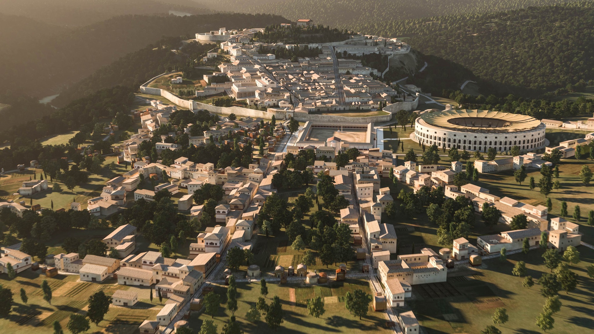 Aerial view of Amelia
