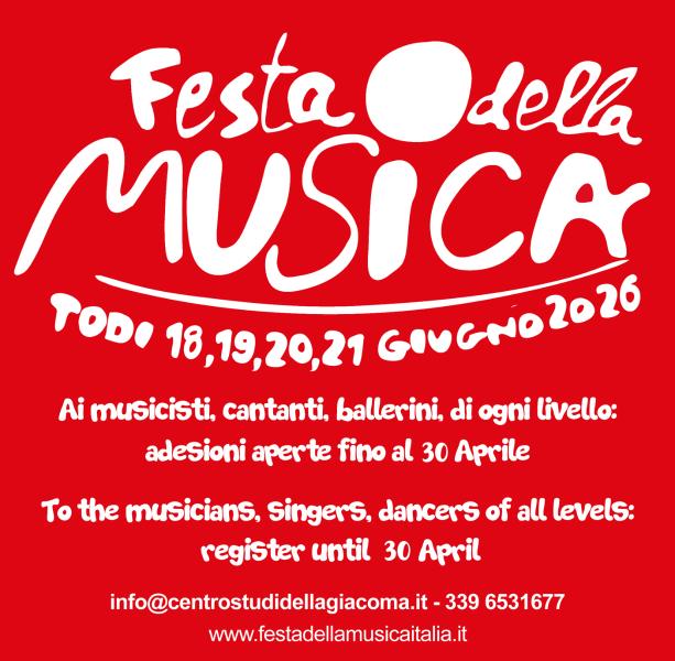poster festival dell musica 2026