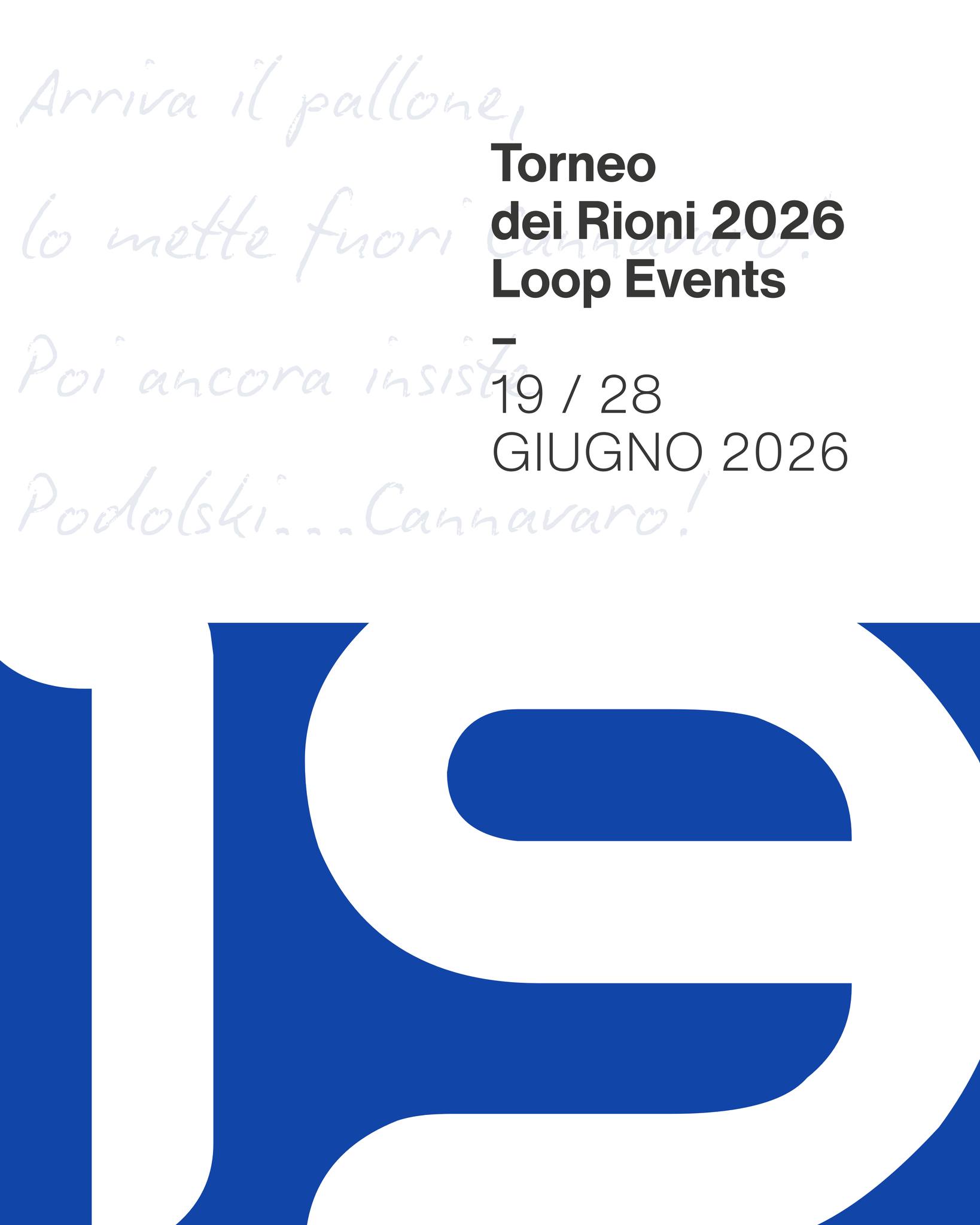 poster torneo dei rioni 2026