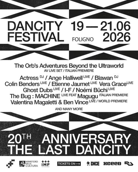 Locandina di Dancity Festival a Foligno