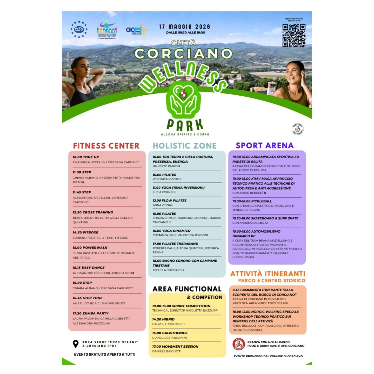 poster corciano wellness park