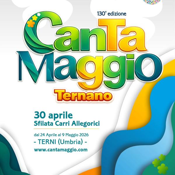 Poster Cantamaggio Ternano 2026 a Terni