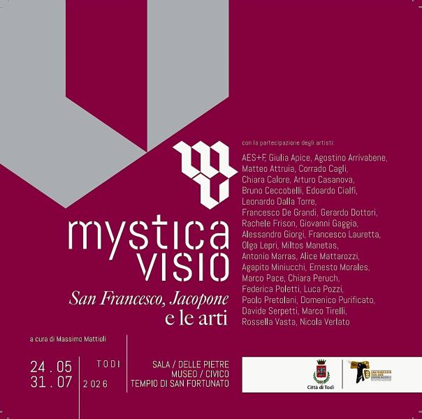 Affiche de Mystica Visio. San Francesco, Jacopone e le arti 2026 à Todi