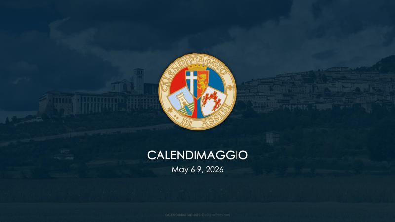 Poster Calendimaggio Assisi