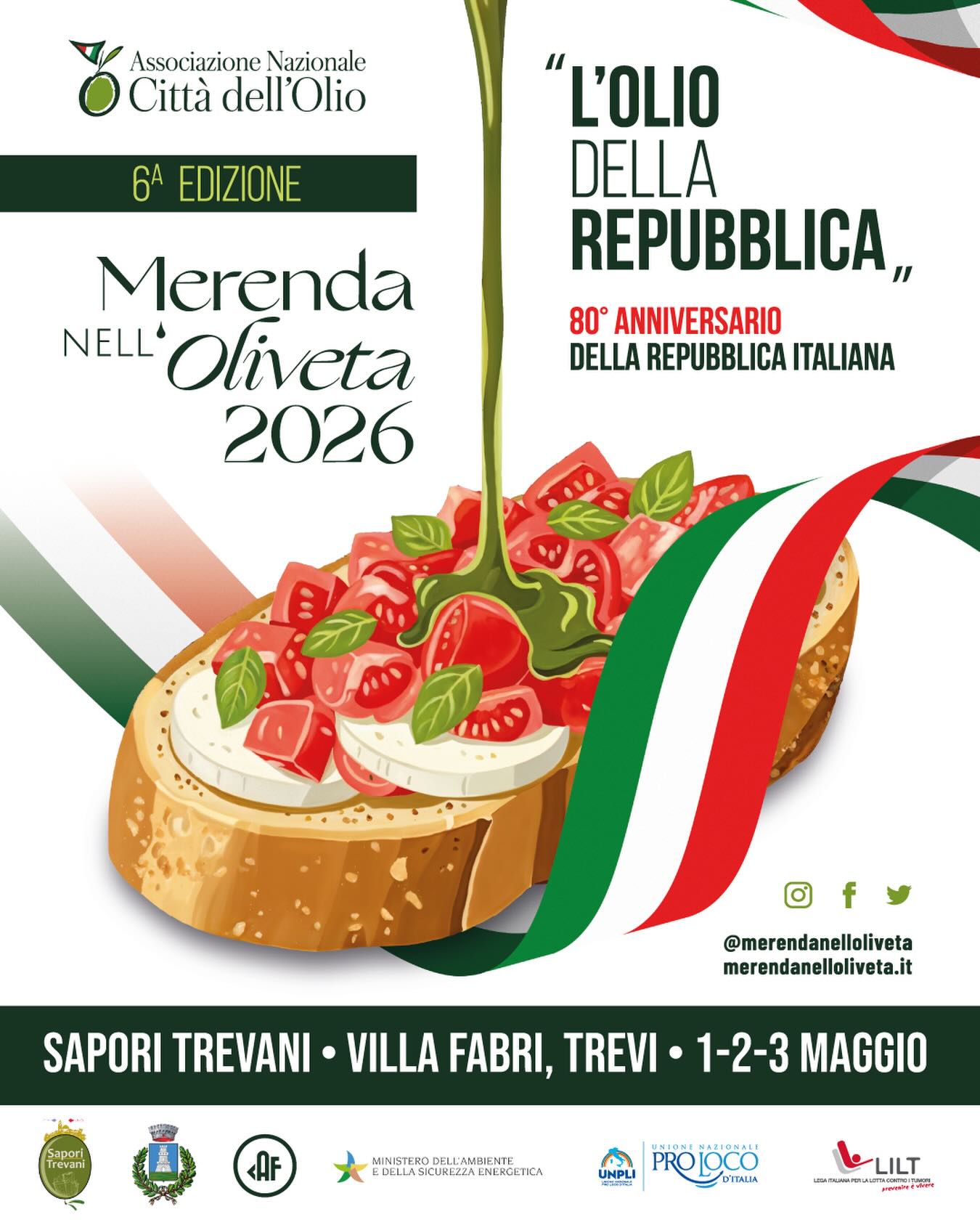Poster Merenda nell'uliveta 2025