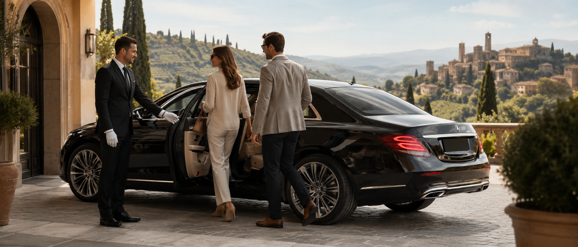 Mietwagen mit Fahrer