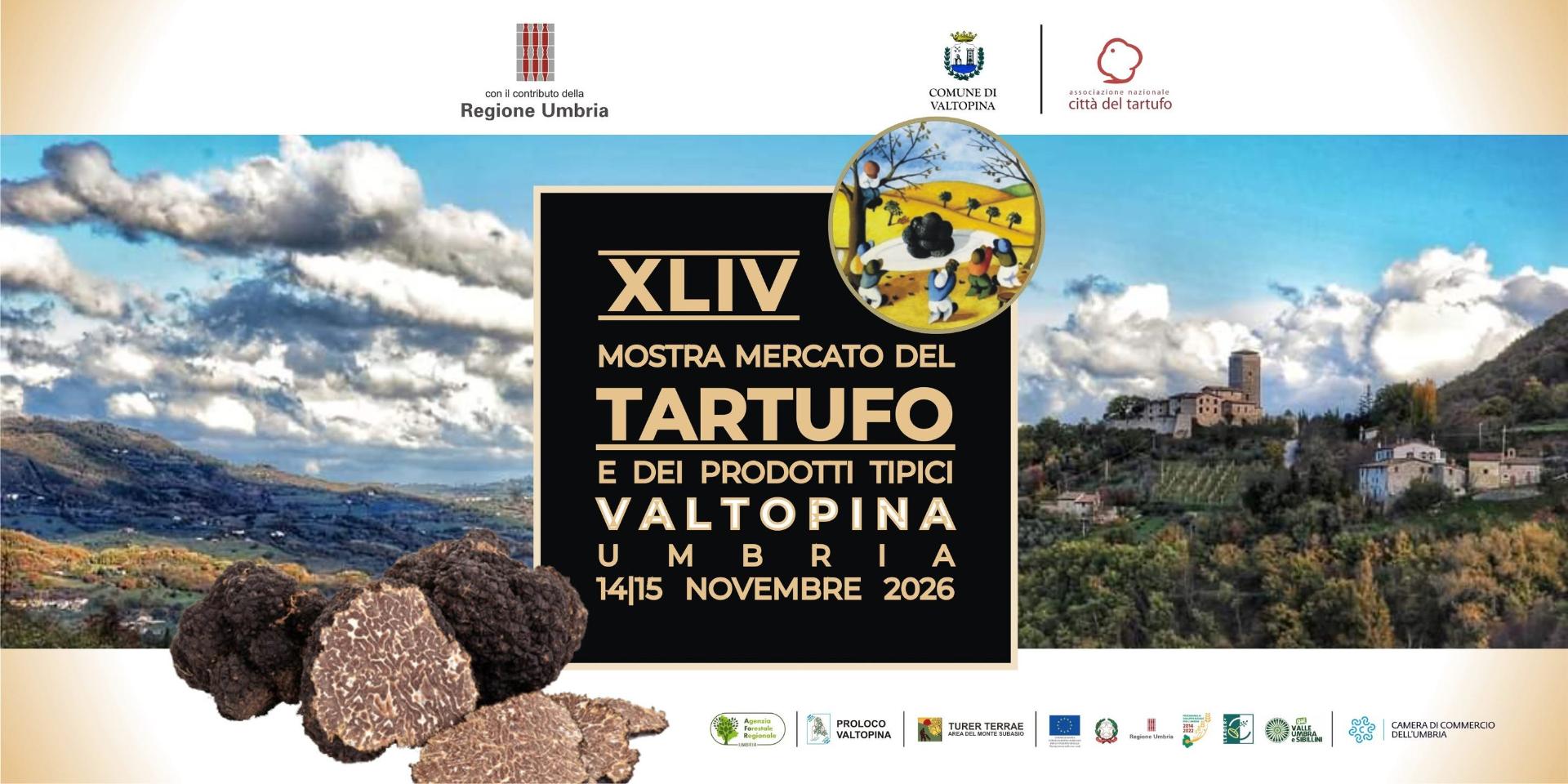 Locandina — Mostra Mercato del Tartufo di Valtopina 2026